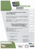 Photovoltaik-Manager zert